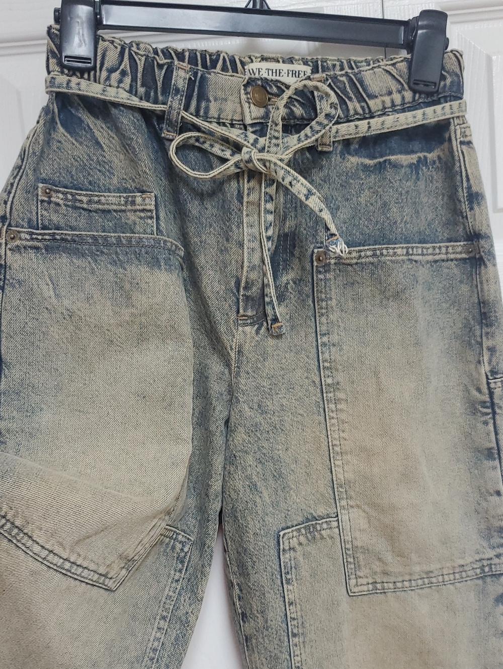 Free People We The Free  CRVY Outlaw Wideleg Jeans - Picture 7 of 16